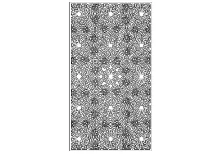 multilayer islamic art 3D print model