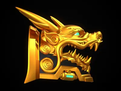 Dragon Shoulder Files 3D model