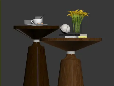 Nicole Coffee Table Set 3D model