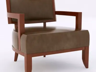 contemporary armchair 3D model