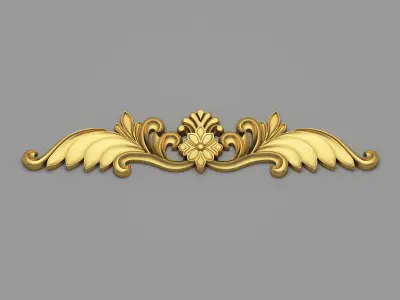 Classic Carved 008 3D model purchase