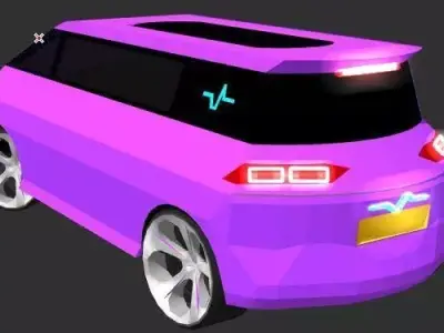 Sonacom Concept algerian electric city car 3D 3D print model