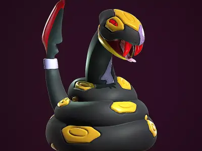 Seviper Pokemon Free 3D print model
