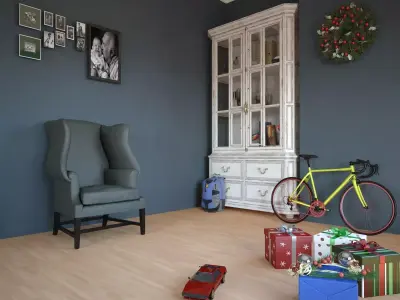 Interior Sofa Armchair 34 - For CNC and Interior 3D model