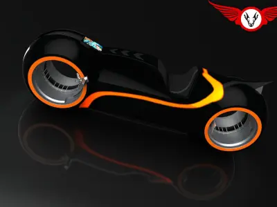 TRON Bike Free 3D model