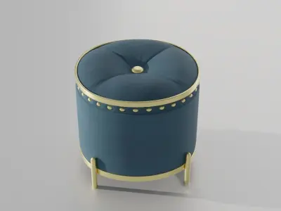Fancy Stool 3D model