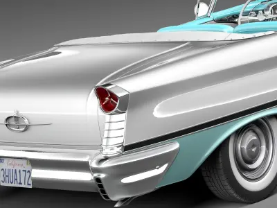 Oldsmobile 88 1957 Convertible 3D model