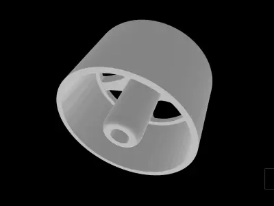 Mclaren F1 LM scalable and printable rims 3D print model