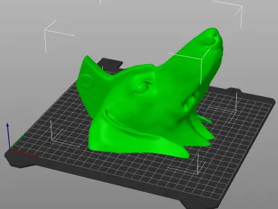 Dog Dachshund-Anubis Bust 3D print model
