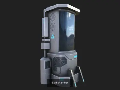 Scifi assets collection 3D Model Pack