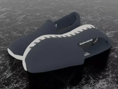 SKECHERS GO WALK SMART 2 3D SHOES Low-poly 3D model