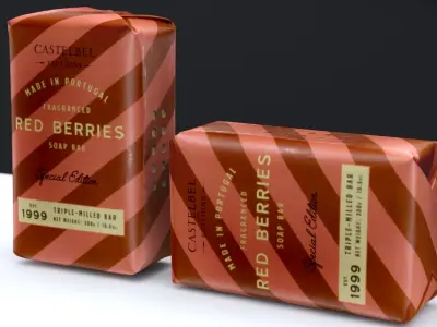 RED BERRIES SCENTED SOAP 2024 3D model