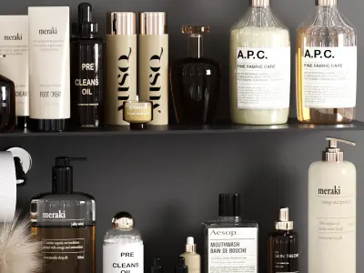 Bathroom Accessories 07 3D model