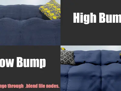 Modern Couch Free 3D model