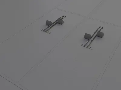 Athletics Starting Blocks 3D model