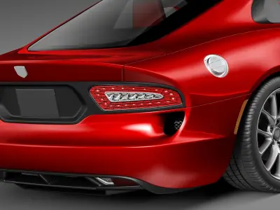 Dodge Viper GTS 2013 3D model