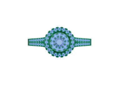 Diamond Ring Free 3D print model