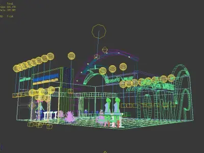 Exhibition - Area - 13X16-3DMAX2009-05 3D model