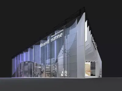 showroom 3D model