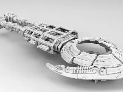 space equipment node 00253 3D model