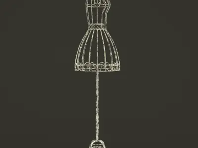 Retro Mannequin Free 3D model