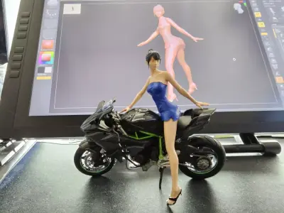 motorcycle gir2 3D print model