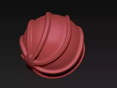 Red Ornament 3D print model