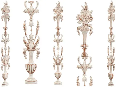 Classic carved 195 3D model