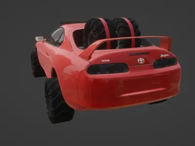 Toyota Supra 1995 Offroad 3D model