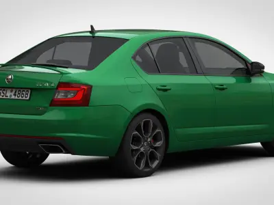Skoda Octavia RS 2017 3D model