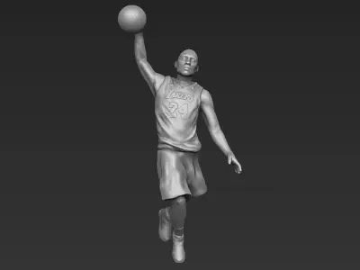 Kobe Bryant 3D printing ready stl obj formats 3D print model