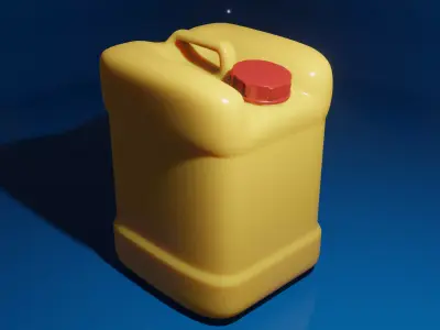 Oil can 30 Liters large size 3D model