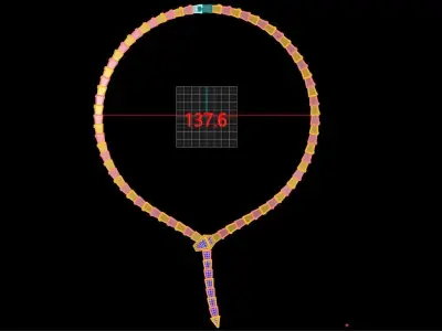 Bvlgari Snake Necklace  3D print model