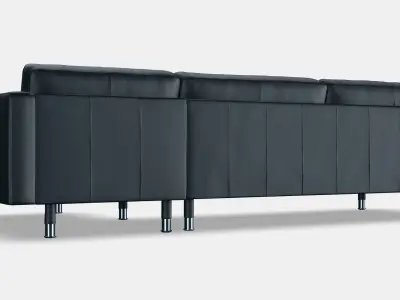 LANDSKRONA 4-seat sofa 2 Low-poly 3D model