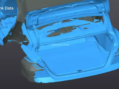 2025 Toyota Camry Interior High Accuracy 3D Scan for Design 3D model