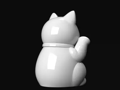 Maneki-neko 3D print model
