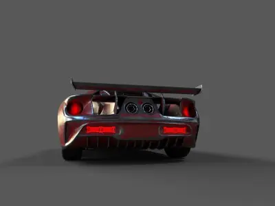 High-Quality 3D CarModel Low-poly 3D model