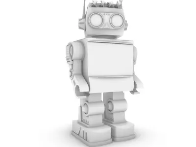 Saturn Robot Free 3D model