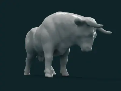 Bull 3D Model 3D model