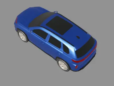 Grand vitara car Model Low-poly 3D model