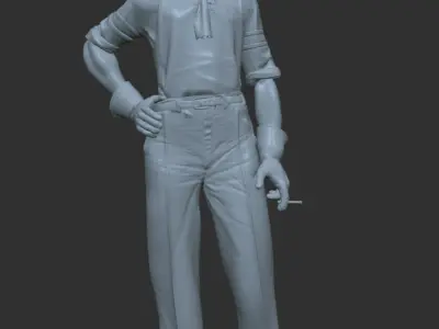 Sir Henry Tim Birkin -  75 mm Scale Model Figure 3D print model