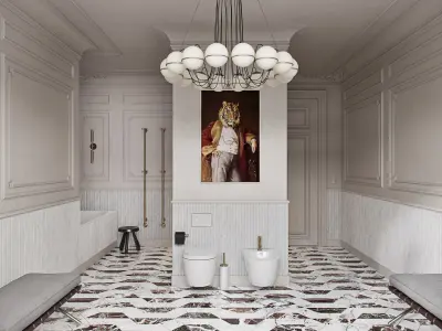 Luxury Bathroom Salvatori  3D model