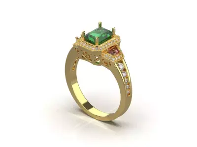 ring code 64 3D print model