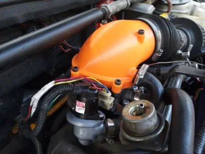 C20xe Powercap RIGHT PIPE 80 mm NO fitting 3D print model