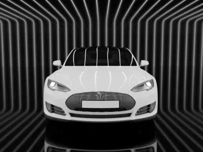 Tesla Model S car 3D model