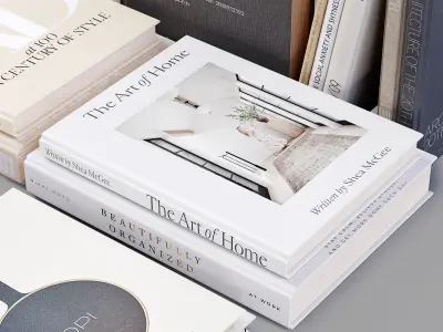 Book Decorative Low-poly 3D model