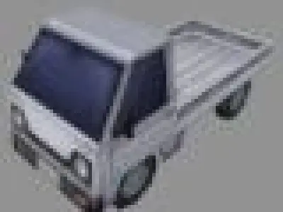 car model low-poly for games Low-poly 3D model