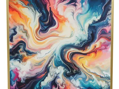 Wall Decoration item 13 Low-poly 3D model