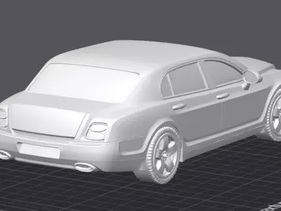 Bentley Continental Flying Spur 3D Car Model 3D print model
