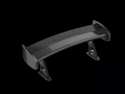 spoiler tuning part auto moto  3D model